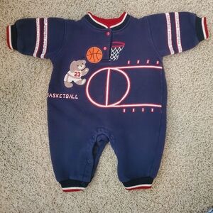 Vintage Basketball Romper 6-9